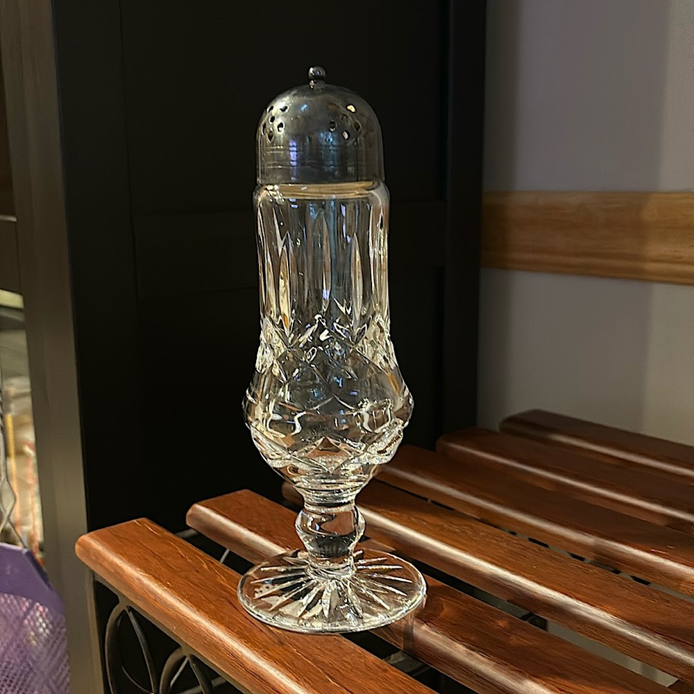 Vintage Waterford pepper shaker.  I do not have the mate (salt).